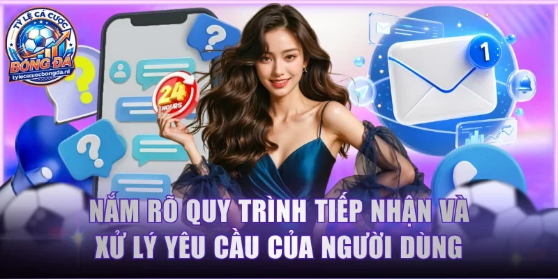 Nắm rõ quy trình tiếp nhận và xử lý yêu cầu của người dùng