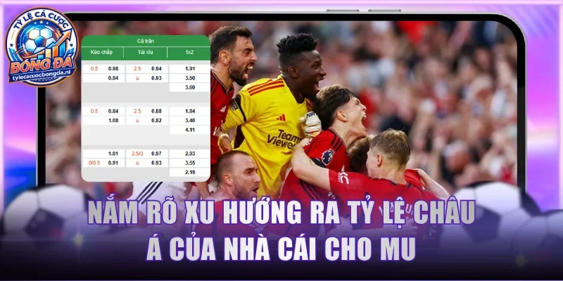 Nắm rõ xu hướng ra tỷ lệ Châu Á của nhà cái cho MU
