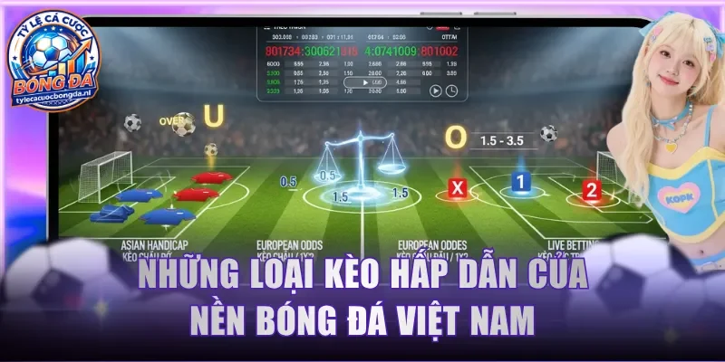 Những loại kèo hấp dẫn của nền bóng đá Việt Nam