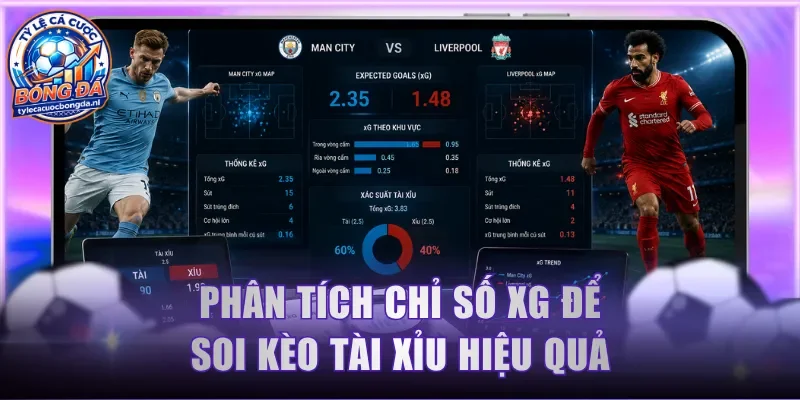Phân tích chỉ số xG để soi kèo Tài Xỉu hiệu quả